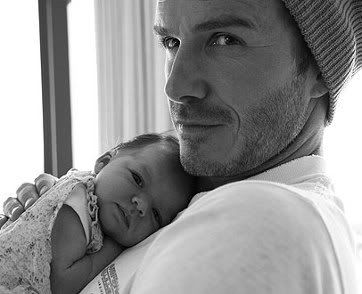Beckham  Daughter on Beckham First Daughter      David And Victoria Beckham Released Photos