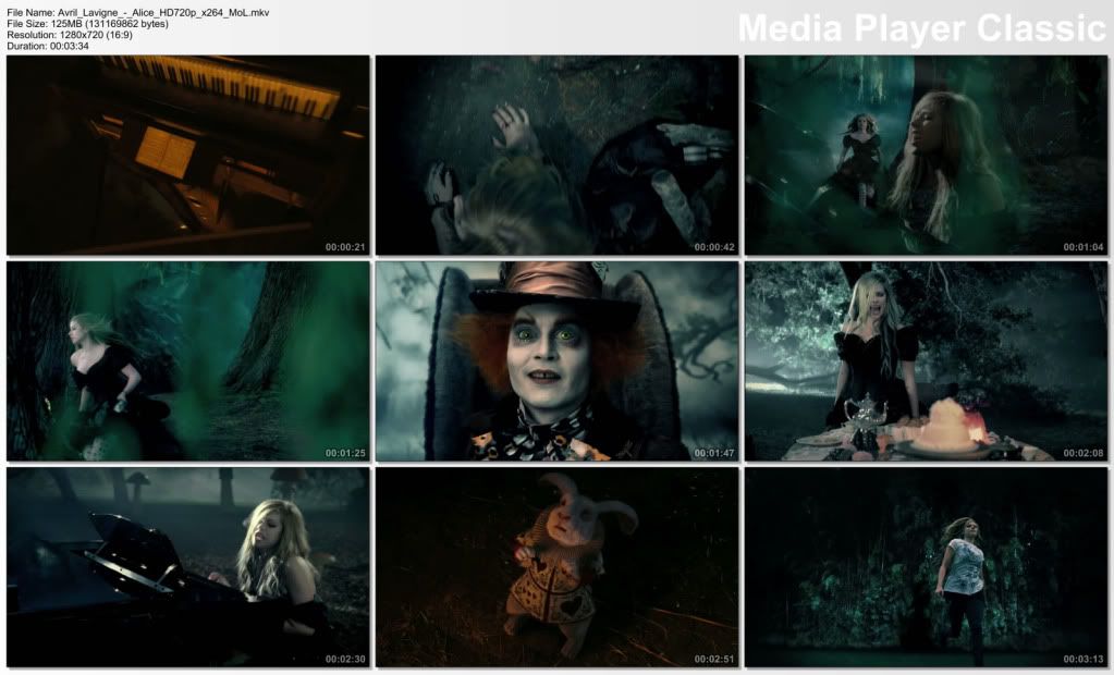 Avril Lavigne Alice 720p x264