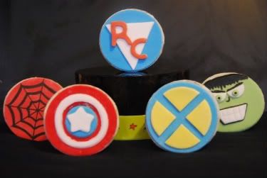 Captain America Birthday Cake on We Have X Men Captain America Incredible Hulk Spiderman And A