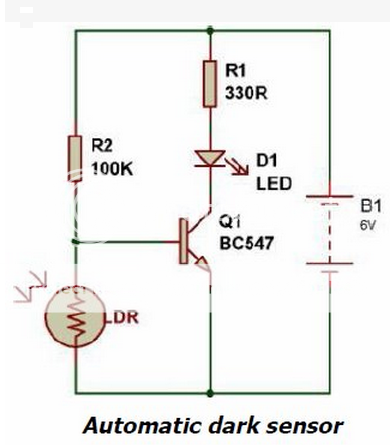 Ldr Led Circuit Diagram