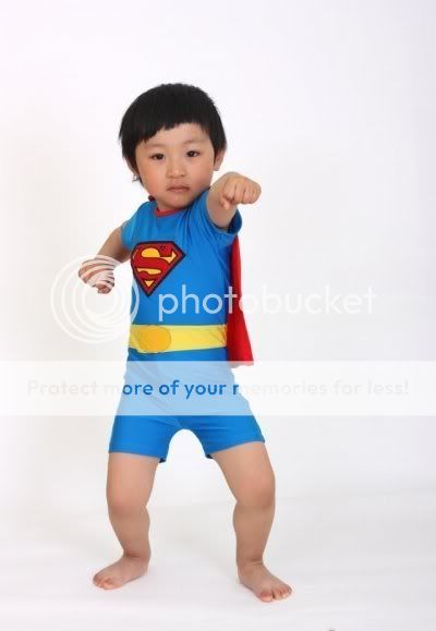 NWT Infant &Toddler Baby Boys Superman Swimwear  