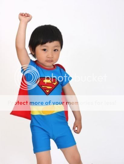 NWT Infant &Toddler Baby Boys Superman Swimwear  